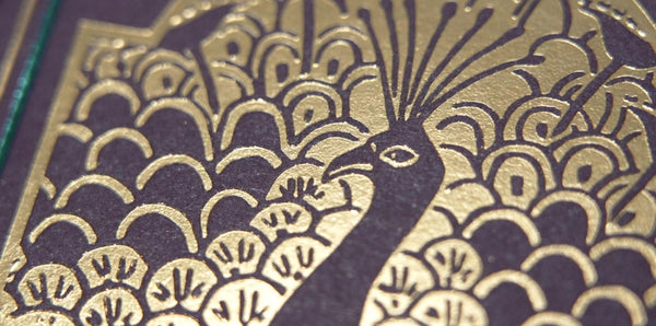 Bicycle Peacock Purple Premium Playing Cards - Gold Cold Foil Accents, Dazzling Design, Smooth Finish, Poker Size Standard Index