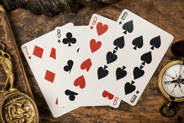 Kings Wild Project Atlantis Luxury Playing Cards - Standard Edition, Poker Size Custom Index, Collectible Deck