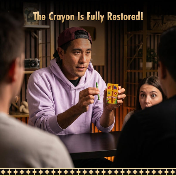 theory11 & Zach King Trickstarters Conjuring Crayon Magic Trick | Split & Restore a Crayon | Easy-to-Learn, Magical Effect for All Ages