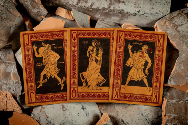 Kings Wild Project The Odyssey Luxury Playing Cards - Standard Edition, Poker Size Custom Index, Literature-Themed Collectible Deck
