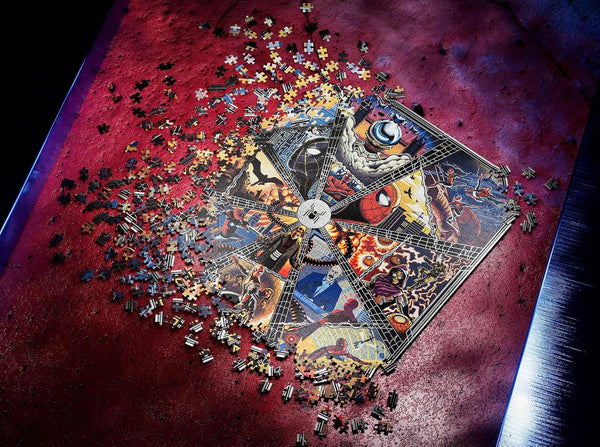 theory11 Marvel Spiderman 1000 Piece Jigsaw Puzzle for Adults & Teens