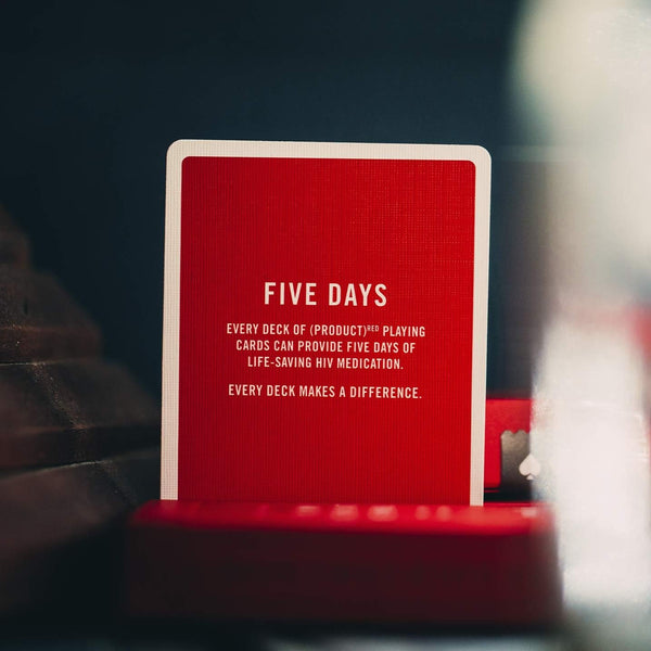 theory11 Product(RED) Special Edition Playing Cards