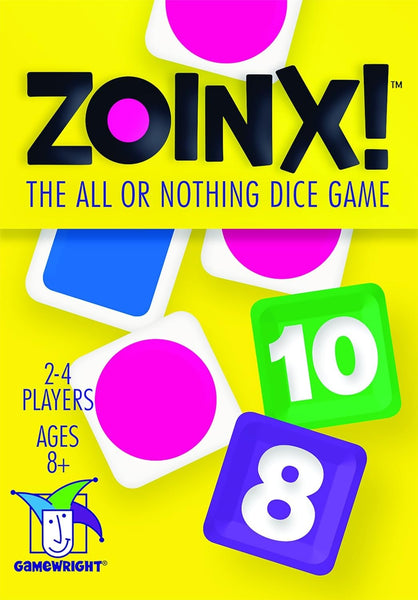 Gamewright Zoinx - The All or Nothing Dice Game Multi-colored, 5"