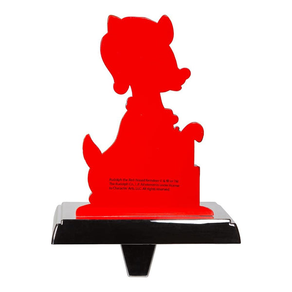 Kurt S. Adler 6.5-Inch Rudolph with Presents Stocking Holder