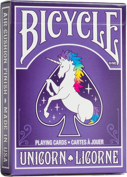 Bicycle Unicorn Playing Cards, Poker Size Standard Index, 1 Deck
