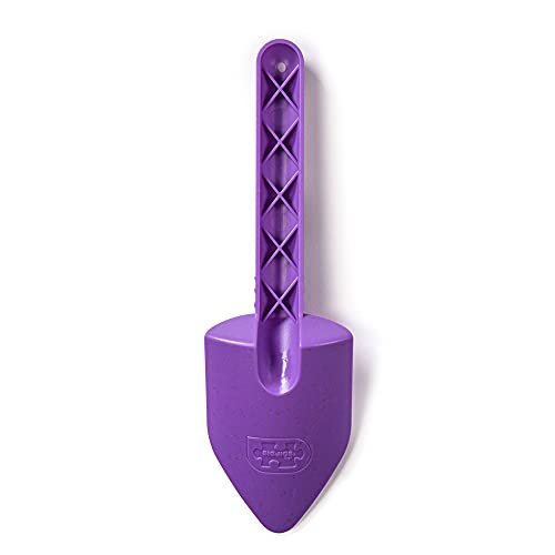 Bigjigs Toys Eco Spade for Kids (Lavender Purple) - 20.5cm Wheat Fibre Toy Spade, Quality Sand Toys, Holiday Toys for Toddlers, Sand Shovels