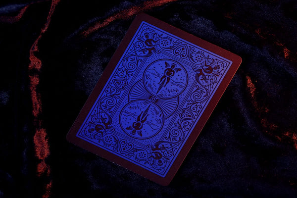 Bicycle Reverse Playing Cards (Blue & Black) - Black Reversed Back USPCC Premium Deck for Magicians, Cardists & Collectors