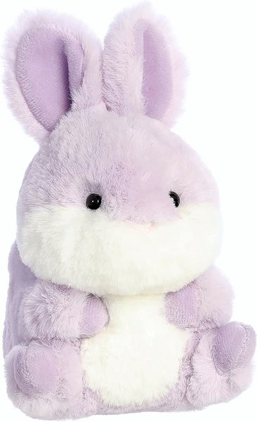 Aurora Rolly Pets Bundle - Set of 5 Inch Plush Bunnies (Pink & Lavender)