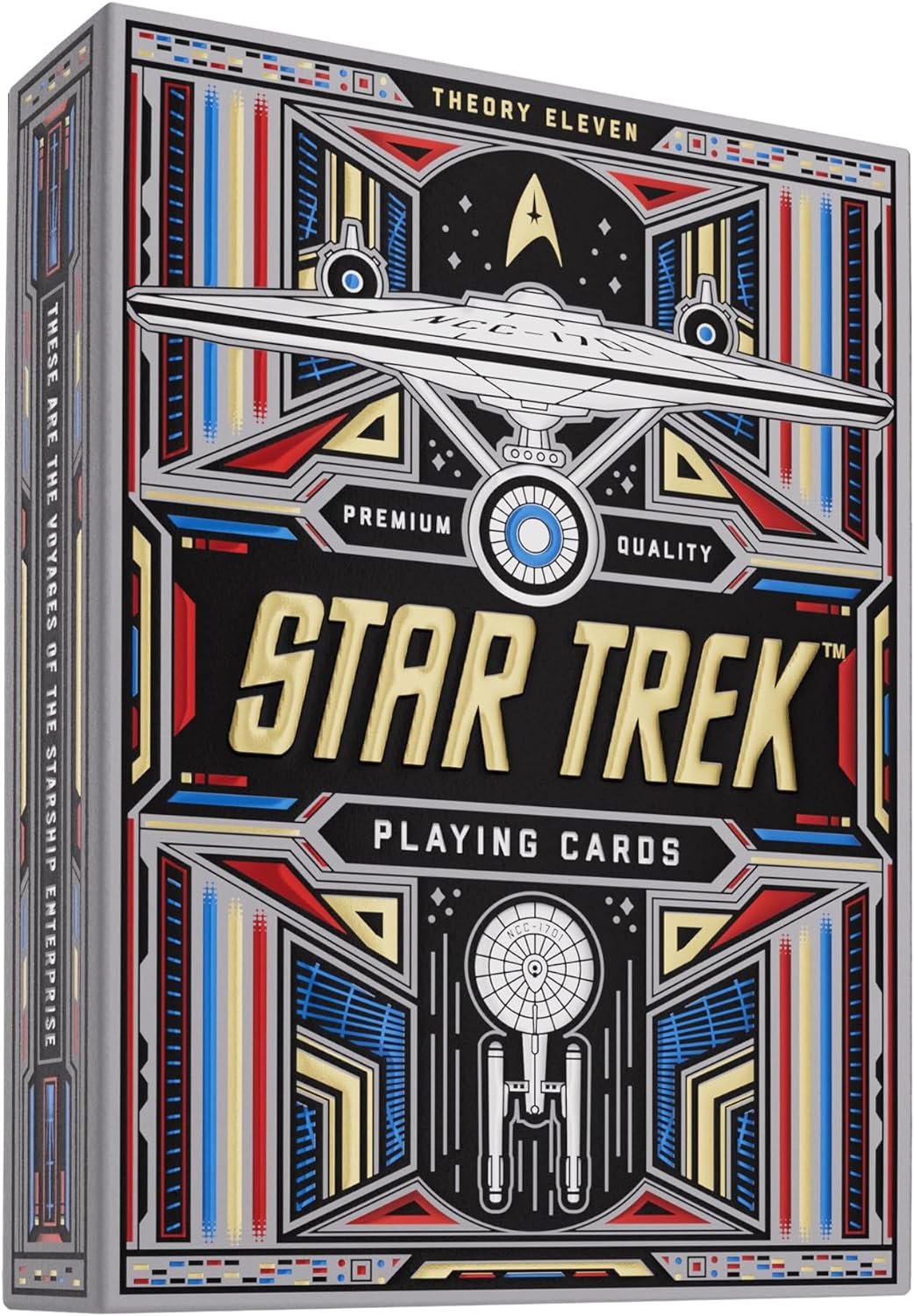 theory11 Star Trek Light Premium Playing Cards, Poker Size Standard Index, Luxury Playing Cards