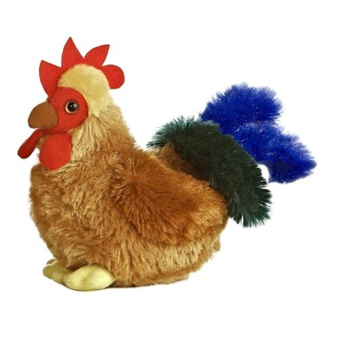 Aurora® Adorable Mini Flopsie™ Cocky™ Stuffed Animal - Playful Ease - Timeless Companions - Brown 6 Inches