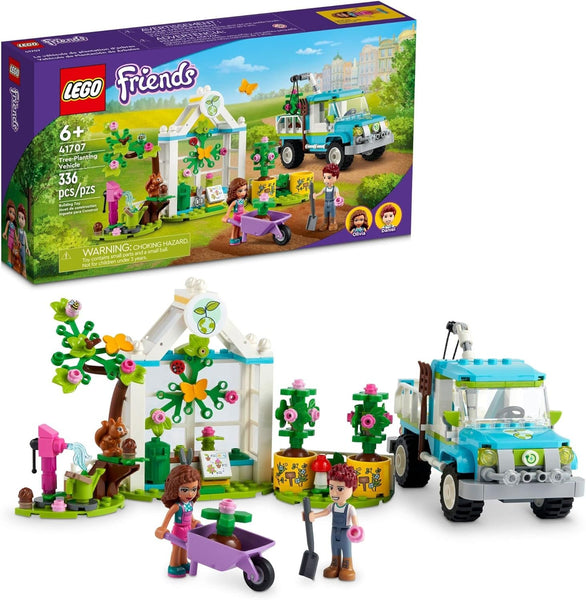 LEGO Friends Tree-Planting Vehicle 41707 Building Toy Set for Kids, Girls, and Boys Ages 6+ (336 Pieces)