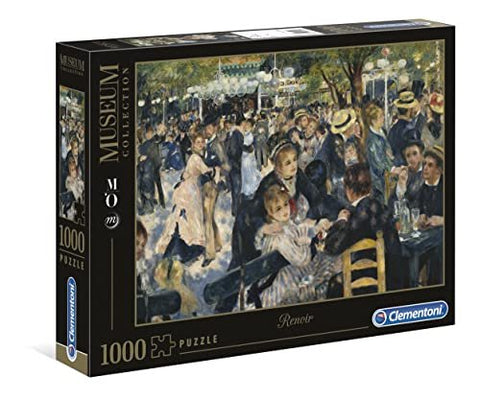 Clementoni Museum Collection - Renoir - Ball at the Moulin De La Galette - 1000 Piece Jigsaw Puzzle for Adults