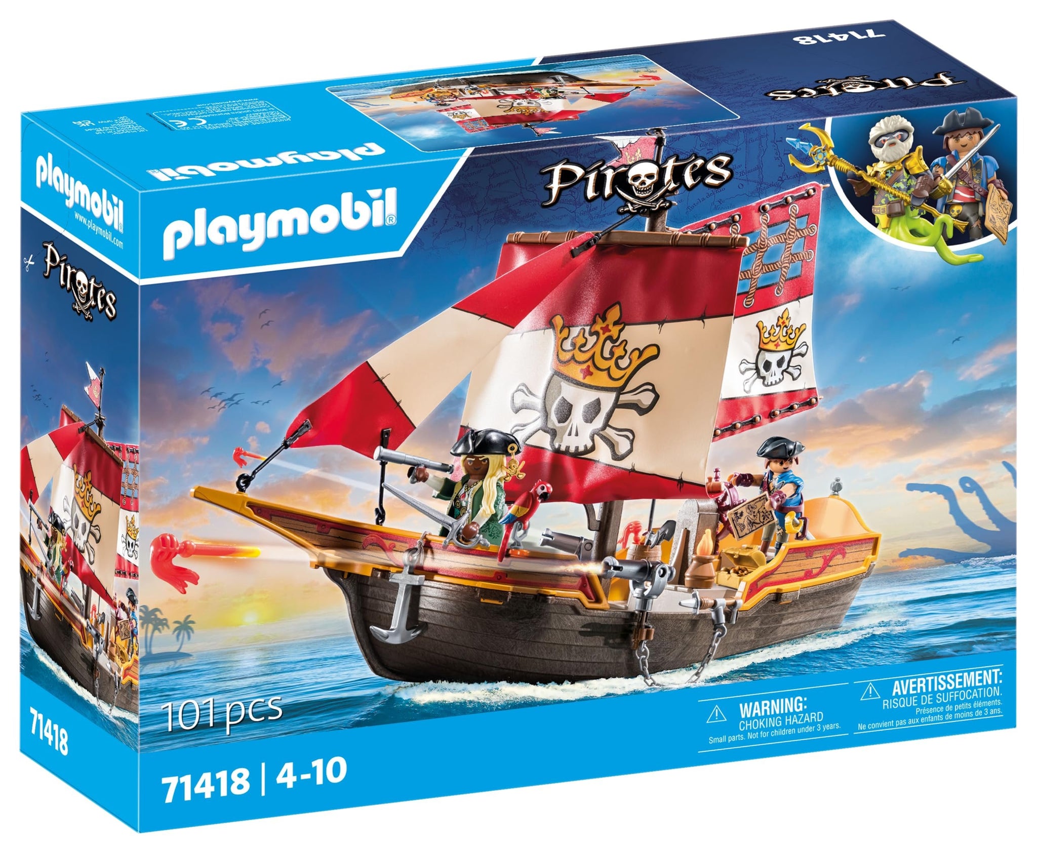 Playmobil Pirates: Pirate Ship (71418)