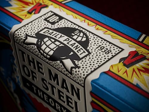 theory11 Superman Premium Playing Cards, Luxury Poker Size, Standard Index