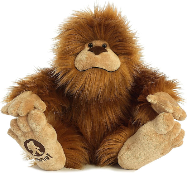 Aurora® Mysterious Fantasy Big Foot Stuffed Animal - Mythical Charm - Imaginative Adventures - Brown 12.5 Inches