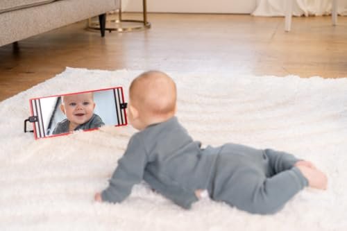 Manhattan Toy Wimmer Discovery Mirror - Self-discovery Tummy-time Toy, Ages 0+