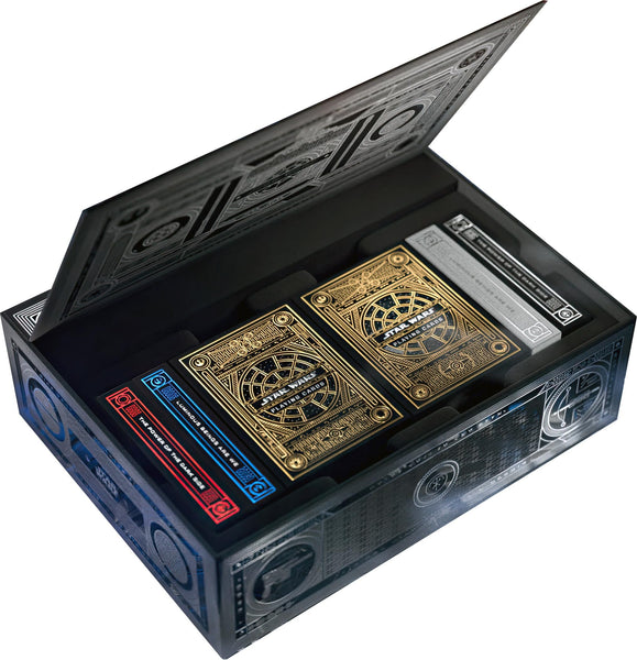 theory11 Star Wars The Force Box Set - Self-Opening Magic Card Collection with 6 Premium Decks