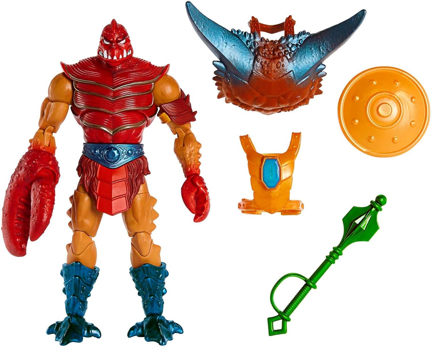 Masters of the Universe Masterverse Action Figure & Accessories, New Eternia Deluxe Clawful, MOTU 7-inch Collectible