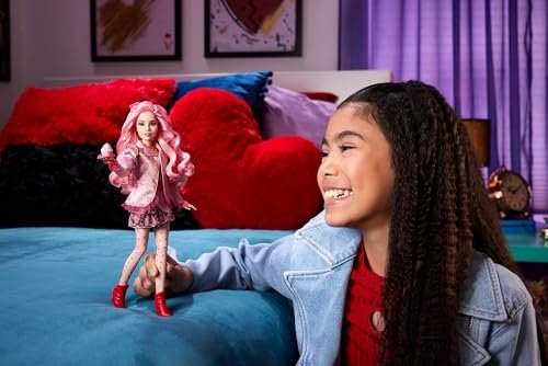 Mattel Disney Descendants: The Rise of Red Fashion Doll & Accessory - Bridget, Young Queen of Hearts with Movie-Inspired Clothes & Cupcake, Ages 4+