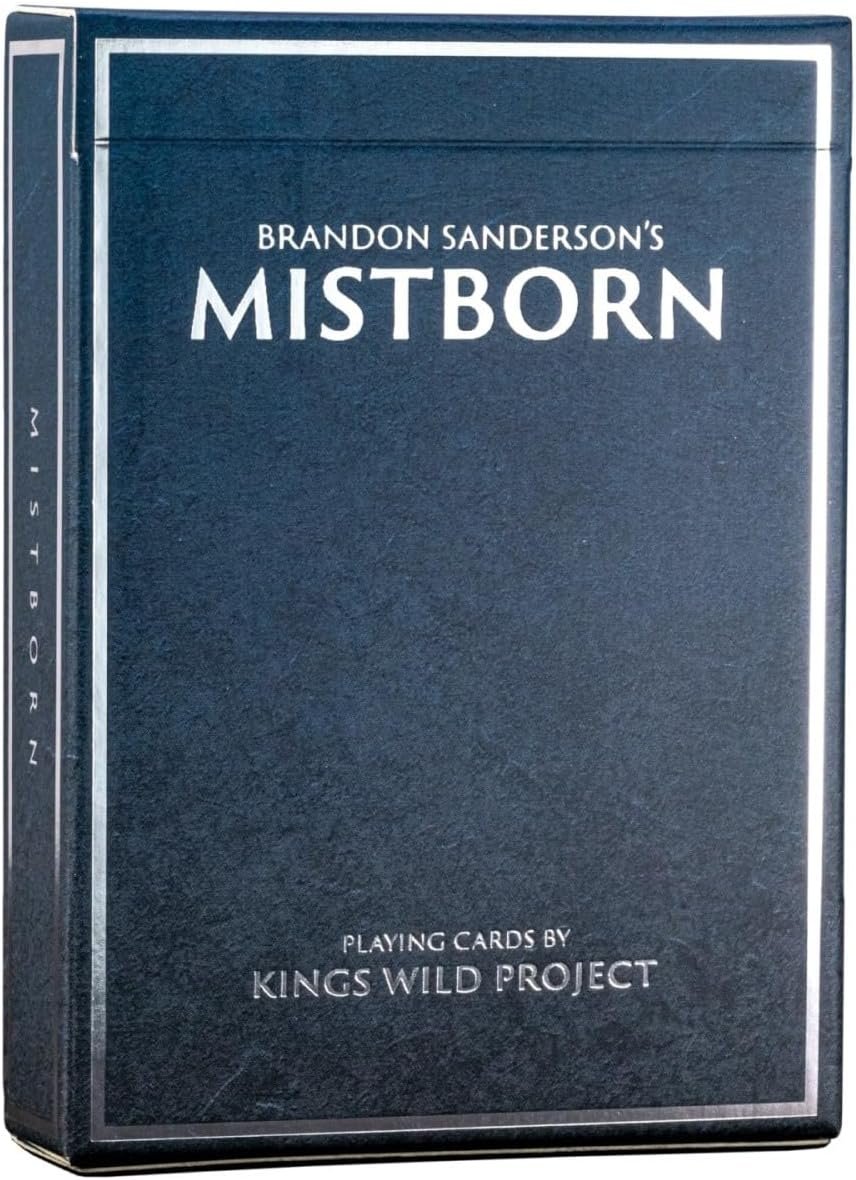 Kings Wild Project Brandon Sanderson's Mistborn Playing Cards - Officially Licensed Premium Collectible Deck by Jackson Robinson, Standard Edition, Poker Size Custom Index