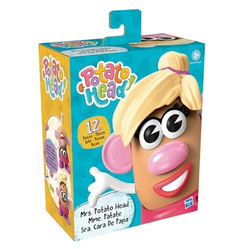 Potato Head Mrs. Potato Head Set with 12 Parts and Pieces, Toddler and Preschool Toys for 2 Year Old Boys and Girls and Up