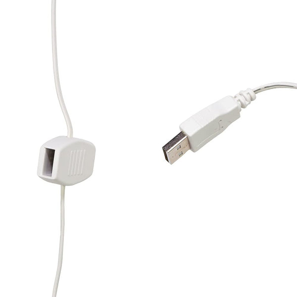 Kurt S. Adler 10-Feet USB Power Strip with 12 Outlets, 5V 2A Adapter & 40-inch Lead Wire