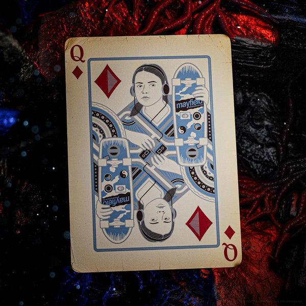 theory11 Stranger Things Hive Mind Playing Cards, Special Edition Deck, Poker Size Custom Index, Holographic Foil and Embossed Tuck Box