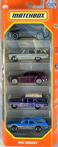 Matchbox MBX Wagons 5 Pack Set (1:64 Scale)