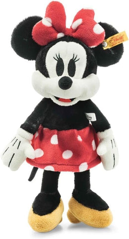 Steiff Disney Soft Cuddly Friends Minnie Mouse 12", Premium Stuffed Animal