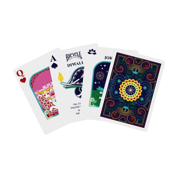 Bicycle Diwali Playing Cards, Festival of Lights Collectible Deck, Poker Size Standard Index
