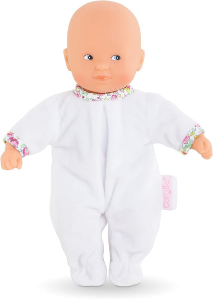 Corolle Mini Calin Good Night Blossom Garden - 8" Soft Baby Doll and Outfit Set Includes Pajamas and Bag Sleeper, Vanilla-Scented, for Kids 18 Months and up