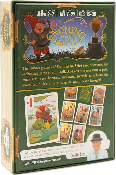 Grandpa Beck's Games Gnoming A Round | Fun Family Card Game | Enjoyed by Kids, Teens, & Adults | from The Creators of Cover Your Assets - 2-7 Players, Ages 7+