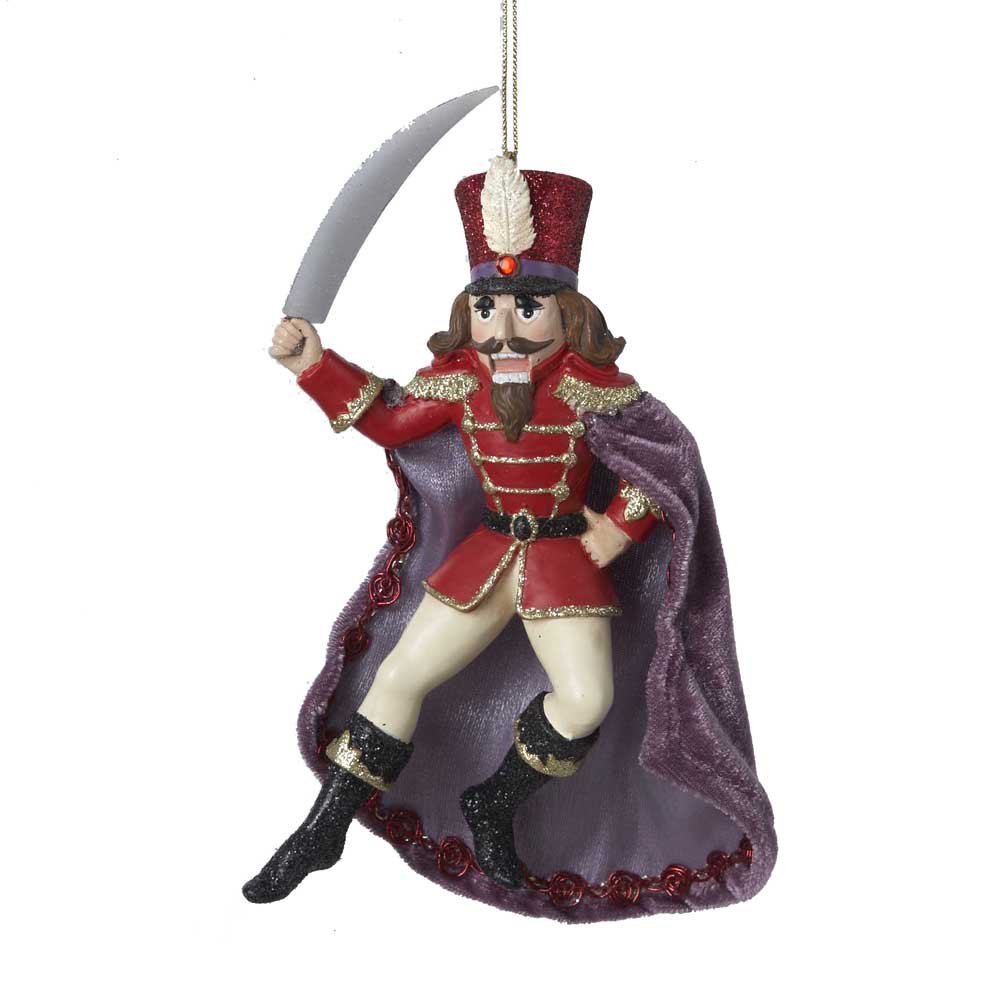 Kurt S. Adler Nutcracker Prince Christmas Tree Ornament – 6.5″ Resin Holiday Decoration – “The Nutcracker Suite” Ballet-Inspired Keepsake (C7175)