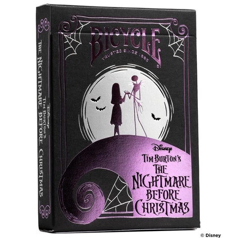 Bicycle Disney Tim Burton's Nightmare Before Christmas Inspired Playing Cards, Poker Size Standard Index