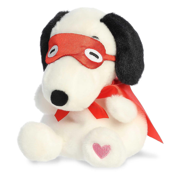 Aurora® Timeless Peanuts® Palm Pals™ Snoopy Kissing Bandit Stuffed Animal - Classic Characters - Lasting Memories - White 5 Inches