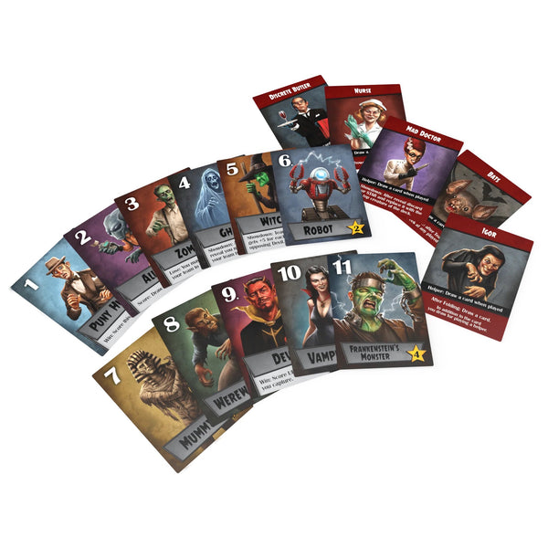 Trick Or Treat Studios Richard Garfield’s Creature Feature - Monster Themed Movie Agent Bluffing Board Game, 3-6 Players Ages 14+