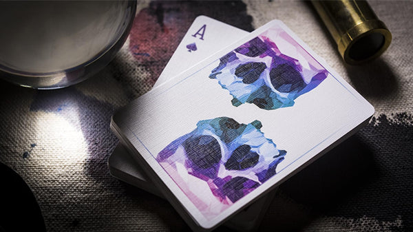 Murphy’s Magic Memento Mori NXS Playing Cards - Premium Designer Deck by Adrian Valenzuela, 3D Low-Poly Skull Artwork, Collectible Magic & Cardistry Deck