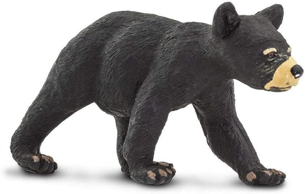 Safari Ltd. Black Bear Cub Figurine - Detailed 3" Plastic Model Figure - Fun Educational Play Toy for Boys, Girls & Kids Ages 1+