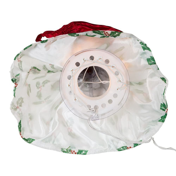 Kurt S. Adler 16" UL 10-Light Holiday Formal Angel Tree Topper, Festive Christmas Decoration