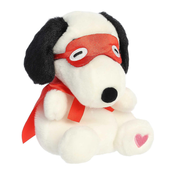 Aurora® Timeless Peanuts® Palm Pals™ Snoopy Kissing Bandit Stuffed Animal - Classic Characters - Lasting Memories - White 5 Inches