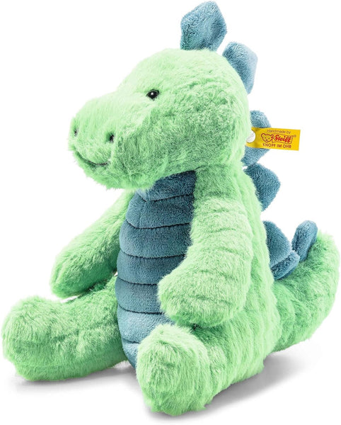 Steiff Dixi Triceratops, Premium Triceratops Stuffed Animal, Triceratops Toys, Stuffed Triceratops, Triceratops Plush, Dinosaur Stuffed Animal for Girls Boys and Kids, Soft Cuddly Friends (Blue, 11")