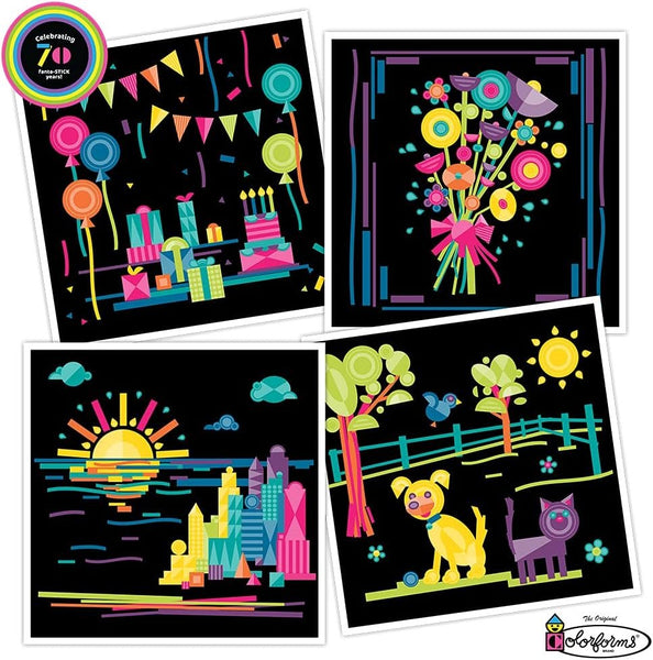 Colorforms 70th Anniversary Set - The Classic Picture Toy That Sticks Like Magic - Ages 3+