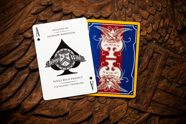 Kings Wild Project Table Players Vol. 34 Playing Cards - Standard Edition, Poker Size, Custom Index, Collectible Deck