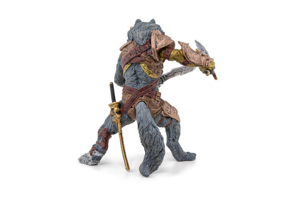 Papo - Mutant Wolf Figurine - Hand-Painted Dark Fantasy Creature for Kids Age 3+ - 11.2 x 7.8 x 9.5 cm - Durable Monster Figure - Medieval Fantasy Collection - 36029