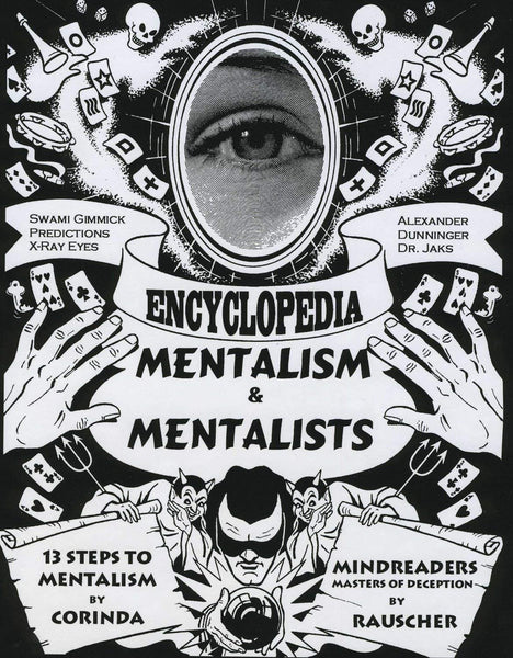 Encyclopedia Mentalism & Mentalists - 13 Steps to Mentalism by Corinda - Mindreaders Masters of Deception by Rauscher (Two Books in One)
