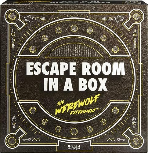 Mattel Games Escape Room in a Box The Werewolf Experiment