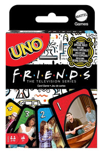 Mattel Games UNO Friends Card Game For Family, Adult & Party Nights, Collectible Inspired By Tv Series, 2-10 Players Ages 7+