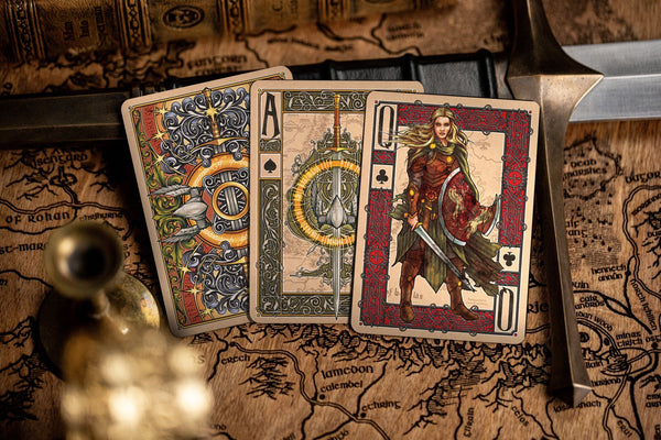 Kings Wild Project The Lord of The Rings: The Return of the King Luxury Playing Cards, Standard Edition, Poker Size Custom Index