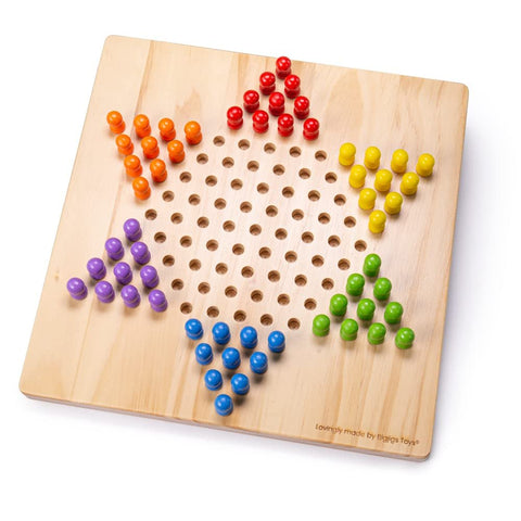 Bigjigs Toys, Chinese Chequers, Wooden Toys, Chinese Checkers, Wooden Games, Chinese Chequers Board Game, Kids Board Games, Checkers Board Game, Traditional Games
