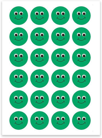 Hygloss Products Visual Behavior Stickers - Incentive Stickers for Students & Kids - Fun Traffic Light Colors - Red, Yellow & Green - 1” Stickers - 3 Sheets - 72 Stickers Per Pack